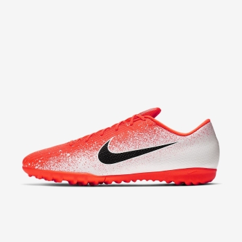Nike VaporX 12 Academy TF - Fodboldstøvler - Rød/Hvide/Sort | DK-88580